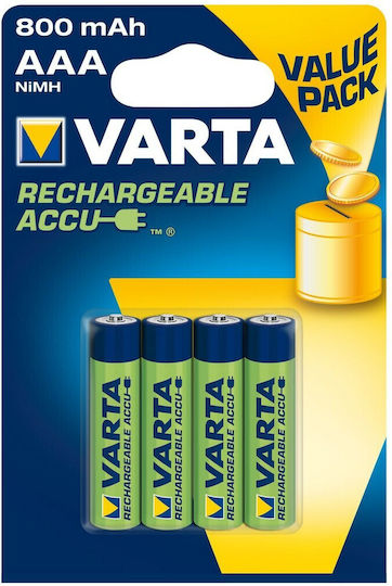 Varta Baterii Reîncărcabile AA Ni-MH 800mAh 1.5V 4buc