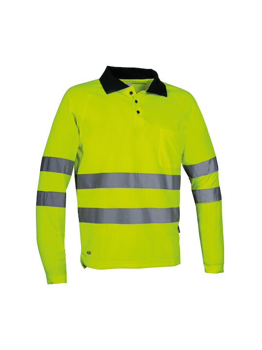 Tricou Polo Reflectorizant Cofra New Sun Galben