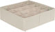 Fabric Storage Case For Clothes in Beige Color 31x31x10cm 1pcs