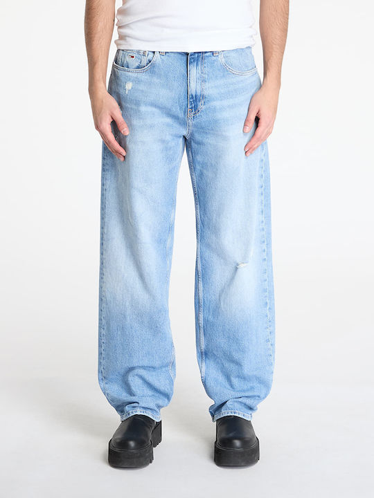 Men's Jeans Pants with Relaxed Straight Fit Denim