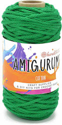 Amigurumi Cotton Yarn 100g Green