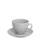 Espiel Essentials Tasse Cappuccino aus Porzellan Light Grey 220ml
