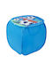 Kinder Aufbewahrungsbox Faltbar aus Stoff Blau 45x45x45cm 1Stück