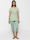 Triumph Summer Women's Pyjama Set Pistachio