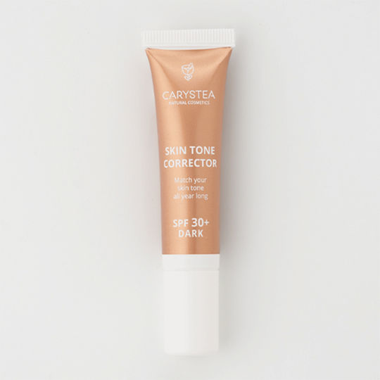 Carystea Skin Tone Corrector Αντηλιακό Προσώπου SPF30+ με Χρώμα Dark 15ml