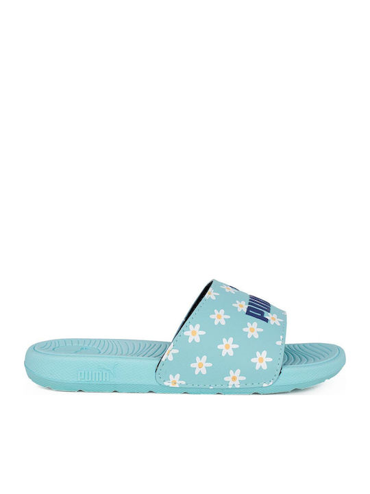 PUMA Παιδικές Σαγιονάρες Slides Πράσινες Cool C...