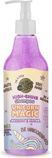 Natura Siberica Kinder Shampoo Unicorn Magic mit Himbeere / Vanille in Gel-Form 500ml