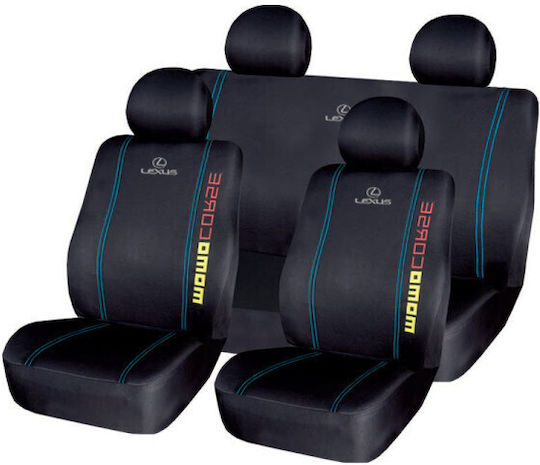 Takeposition Set Huse Auto Poliester Negru
