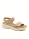 Anatomische Damenplattformen Beige