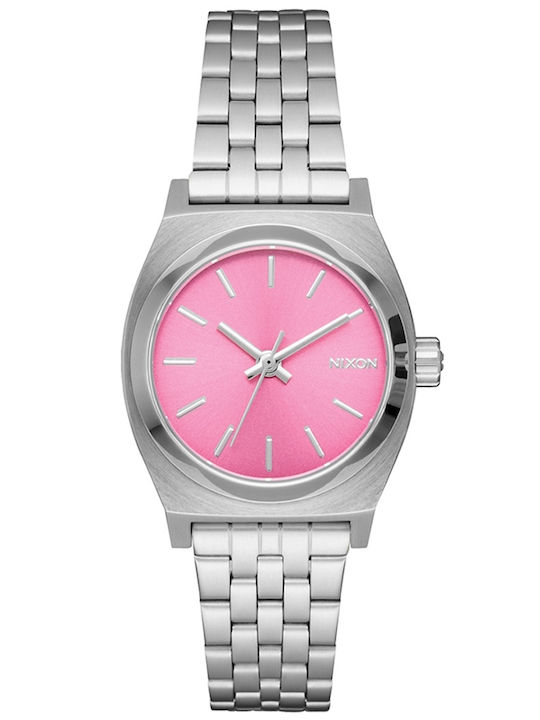 Nixon Small Time Teller Ρολόι Μπαταρίας με Μεταλλικό Μπρασελέ Nixon Small Time Teller Ρολόι Μπαταρίας με Μεταλλικό Μπρασελέ