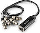 Pd Connex Cx192 Ανταπτορας Rj45 4x Xlr Θηλ