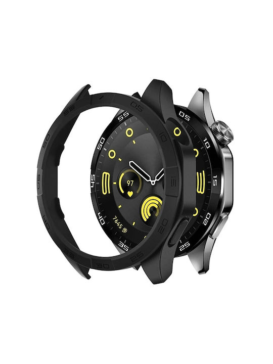 Bumper Case Silikonhülle in Schwarz Farbe für Huawei Watch GT 4 46mm