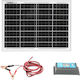 Breckner Монокристален Соларен Панел 20W 18V 400x300x17мм