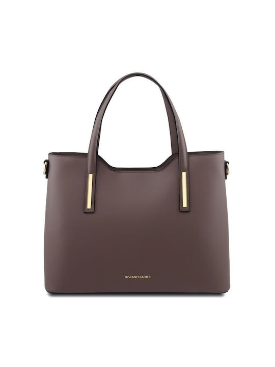 Tuscany Leather Olimpia Δερμάτινη Γυναικεία Τσά...