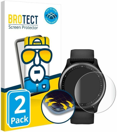 Brotect Flex Full-cover Screen Protector pentru Garmin Vivomove Sport 1buc