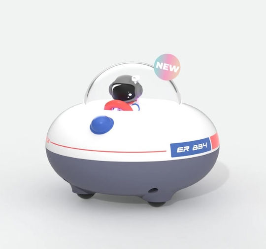 Mobility On Board Cosmo Bubbly Night Light Ηχείο Bluetooth με Διάρκεια Μπαταρίας έως 4 ώρες Λευκό