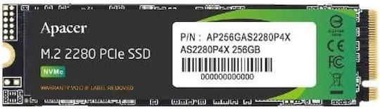 Apacer AS2280P4 SSD 256GB M.2 NVMe PCI Express 3.0