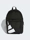 adidas Classic School Bag Backpack Elementary, Elementary Black with Water Bottle Holder 20Liters