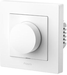 Aqara Вграден Димер Превключвател с Универсална Рамка Ротационен 300W в Бял Цвят