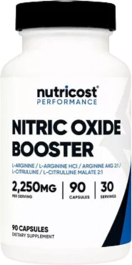 Nutricost Бустер на азотен оксид 750 mg 90 Капсули