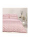 Das Home Σετ Σεντόνια Μονά Βαμβακερά Pink, Salmon 170x260cm