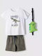 Kinder-Set mit Shorts Sommer 3Stück White