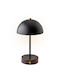 Kaemingk Tischlampe LED mit Blau Schirm und Basis