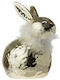 Zen Collection Easter Rabbit Ceramic Gold 11x8....