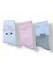 Babydom Șosete pentru Copii White, Grey, Pink 3 Perechi