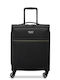 Delsey Brochant Cabin Hard Suitcase Black with 4 Wheels Height 55cm