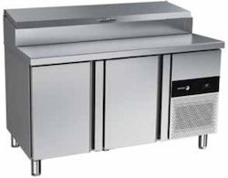 Fagor Ανοξείδωτο Ψυγείο Πάγκος Πίτσας 470lt με 2 Πόρτες και Ψυκτικό Μηχάνημα 0/+0°C Π149.5xΒ80.8xΥ105.5cm Fagor Ανοξείδωτο Ψυγείο Πάγκος Πίτσας 470lt με 2 Πόρτες και Ψυκτικό Μηχάνημα 0/+0°C Π149.5xΒ80.8xΥ105.5cm