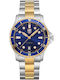 Luminox Sport Timer Herrenuhren 42mm Chronograph Batterie mit Gold Metall-Armband