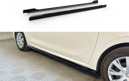 Motordrome Door Sill Car Sideways Compatible with Peugeot 208 2012-2019