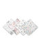 Sensillo Musselin-Kuscheldecken Rosa 35x35cm. 4Stück