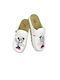 Femei Sabot White with Nurse Print