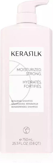 Kerasilk Essentials Σαμπουάν Αναδόμησης/Θρέψης & Όγκου για Ταλαιπωρημένα Μαλλιά 750ml