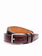 Herren Gürtel Leder Braun