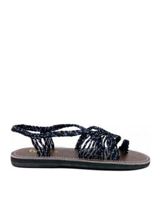 Twist Γυναικεία Σανδάλια BLUE-BLACK