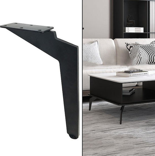 Metallisches Möbelbein Für Bett Couch Schrank Kleiderschrank Schwarz Matt