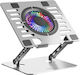 Huzaro Hold 4.0 RGB Cooling Pad για Laptop με 1 Ανεμιστήρα Ασημί