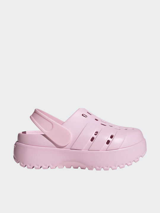 サンダル・ミュール [ADIDAS ] Adilette Platform Clog : Clear Pink Adidas Adilette Platform Clogs WMNS Clear Pink - Feb 2025