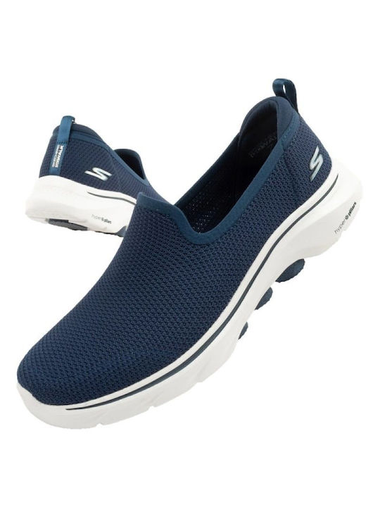 Go Walk Women's Canvas Slip-Ons Navy Blue