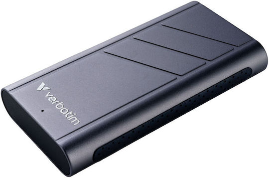 Verbatim TurboMetal USB-C Външен SSD 2TB 2.5" Черен