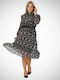 Midi Damenkleid Weiß