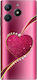 Shining Heart Silicone Case for Realme C61 4G