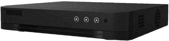 Hikvision Acusense 4 Channel 2mp Dvr Ids-7208hqhi-m1/e E H.265 Pro+/h.265 Pro/h.265 Video Compression Bnc Interface 1.0 Vp-p