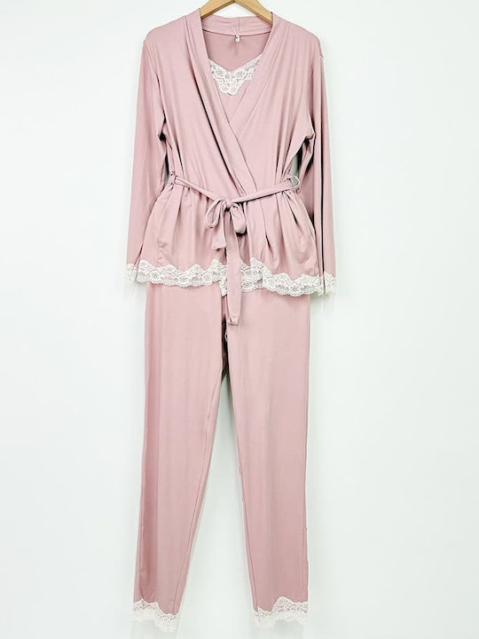 Fuanna Winter Women's Pyjama Set Rotten Apple