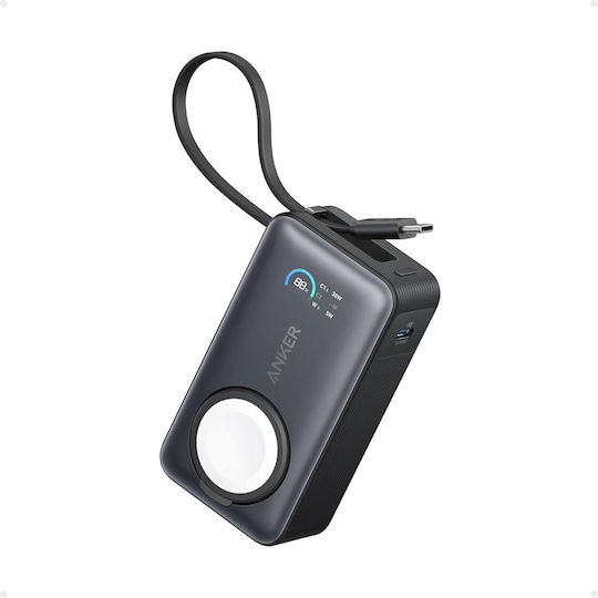 Anker MagGo Power Bank 10000mAh 35W με Θύρα USB-C Γκρι