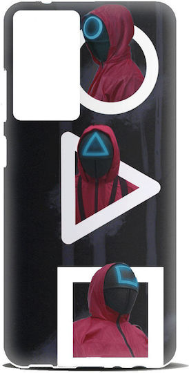 Squid Game 2 Silicone Case Θήκη Xiaomi Redmi Note 10 10s Black-red