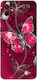 Butterfly Silicone Case Θήκη Samsung Galaxy A04 Fuchsia
